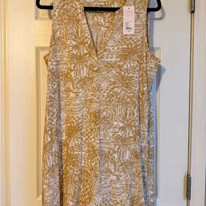 Lilly Pulitzer Dev Dress in the Sand Bar Palm Beach Paradise Print
